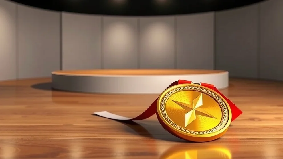 Nils van der Poel ger bort medalj